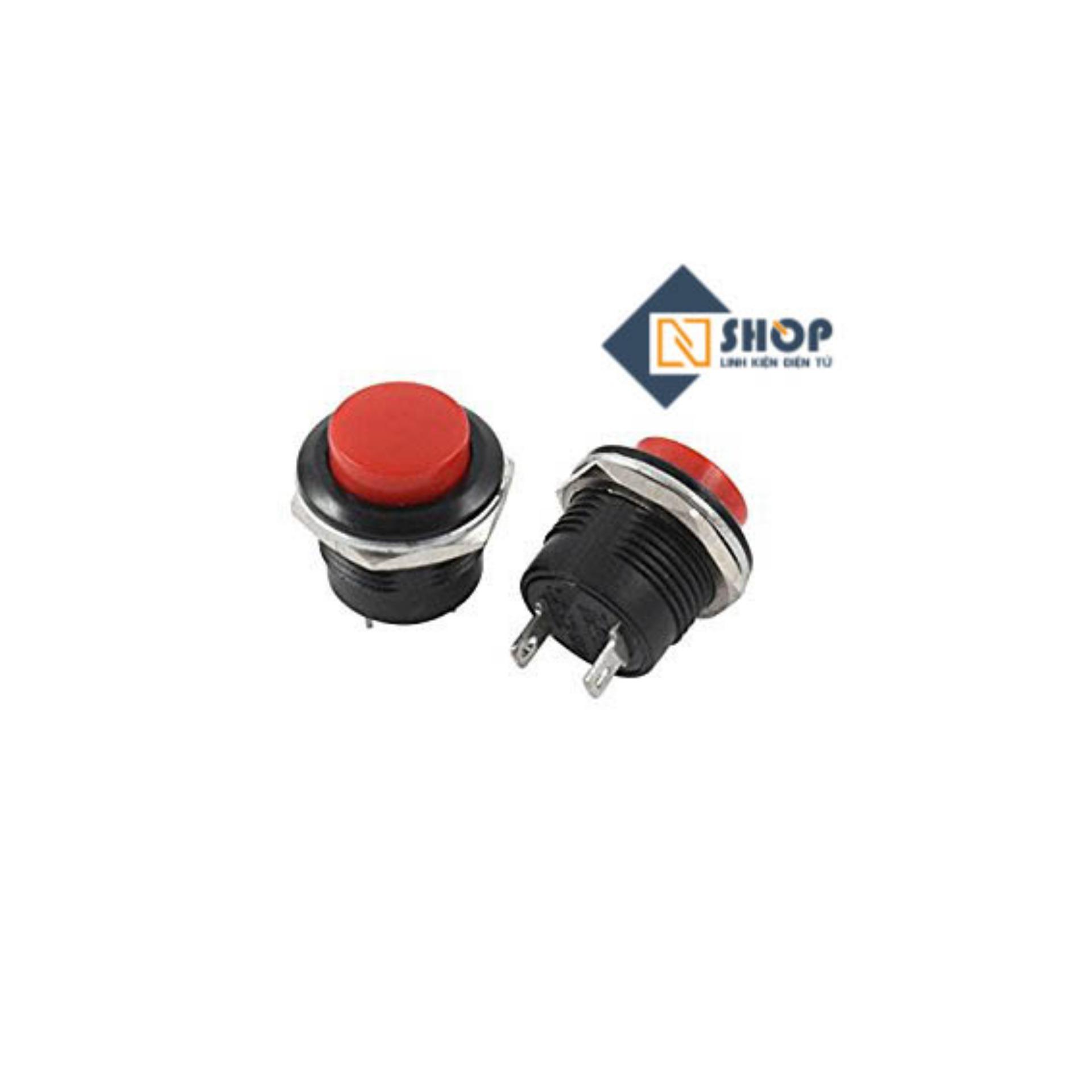 2  Nút nhấn nhả R13-507 16mm (đỏ)