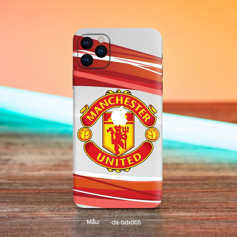 Miếng dán skin mẫu Bóng đá bộ 1 cho iPhone 7 Plus, 8 Plus, X, XS, XS Max, 11, 11 Pro, 11 Pro Max