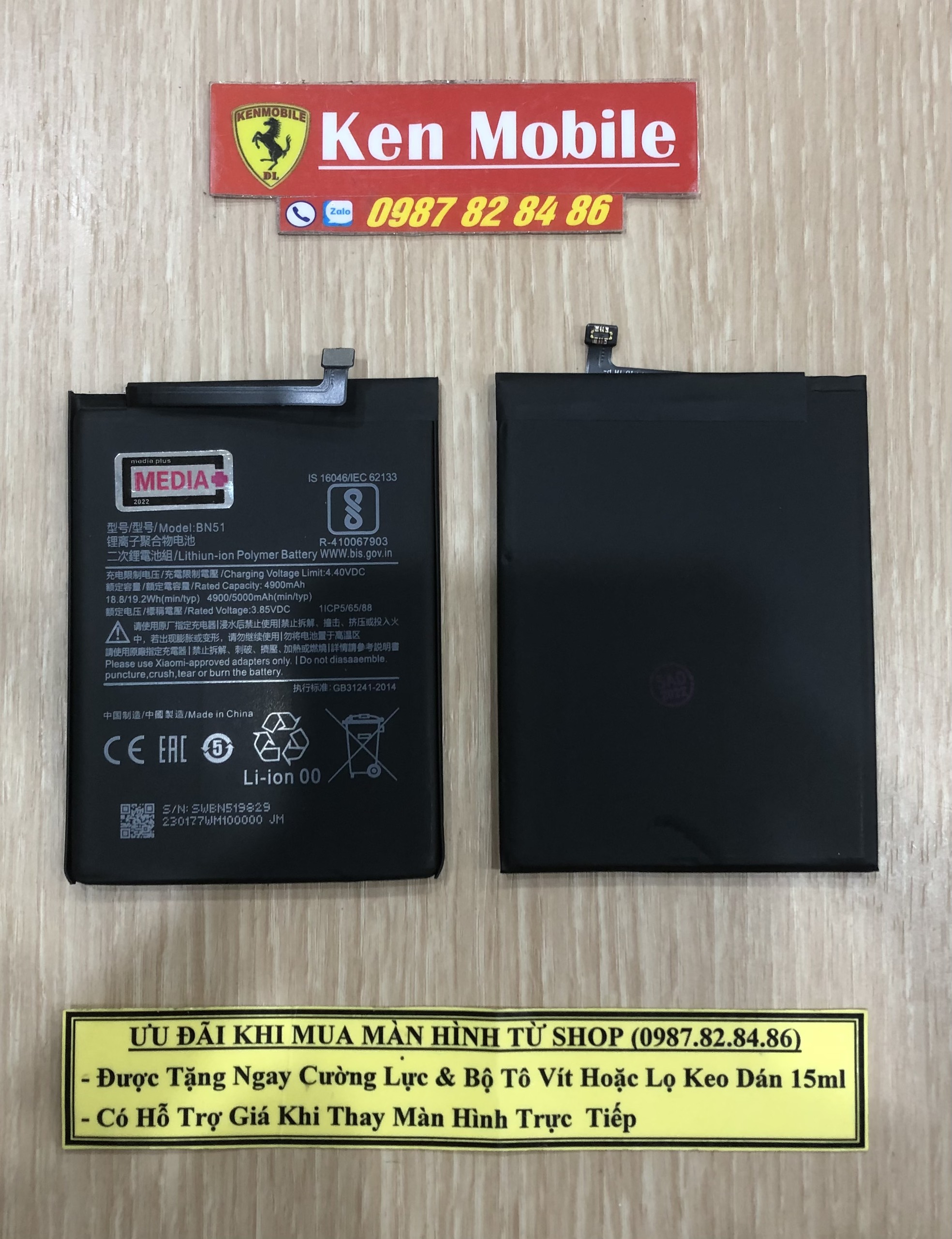 Pin xiaomi bn51 dùng cho redmi 8 / redmi 8a, loại xịn
