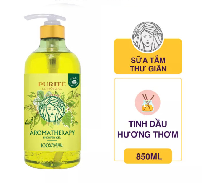 [HCM]Sữa tắm Purité de Provence 850ml