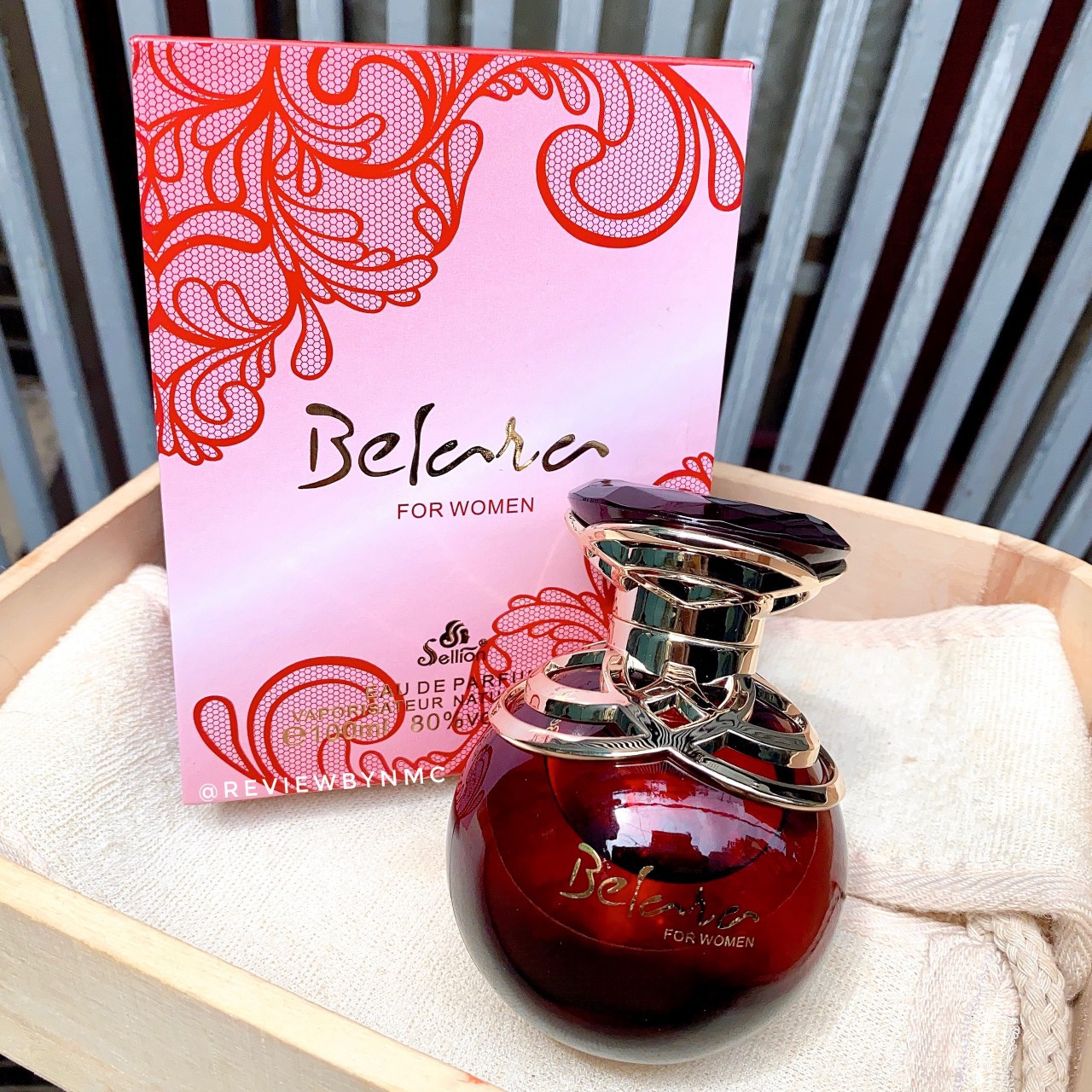 Nước hoa gỗ Belara Đỏ siêu thơm 100ml