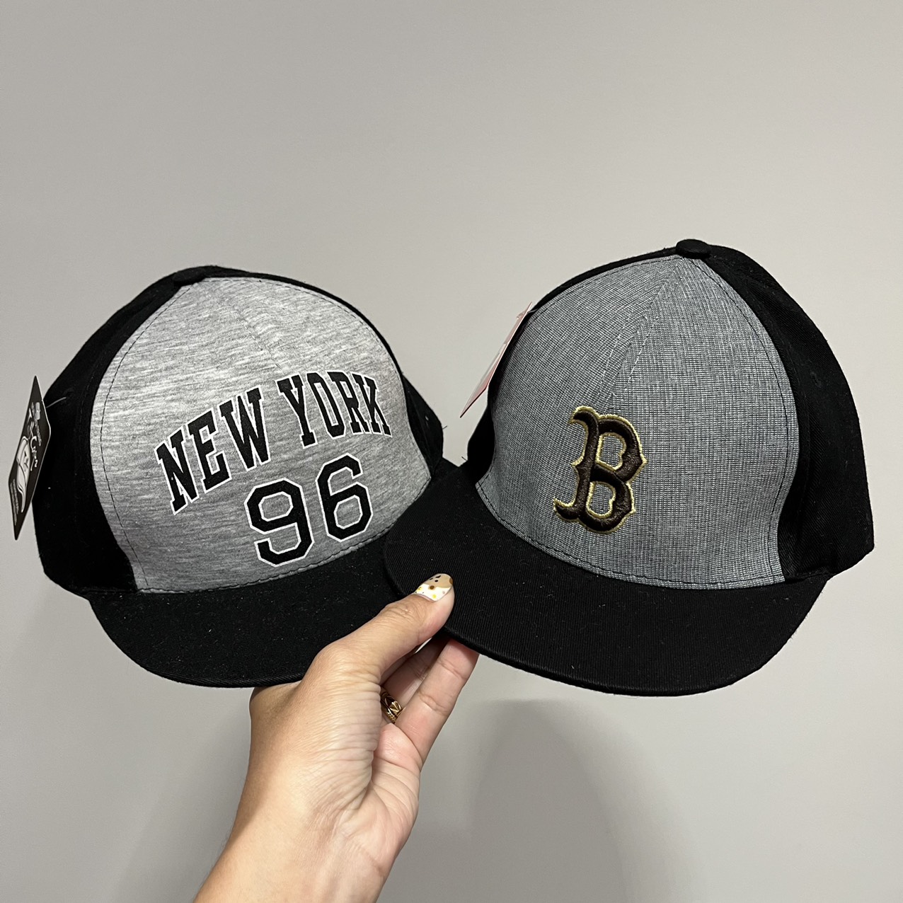 [BÉ2-5TUỔI]MŨ HIPHOP,SNAPBACK THÊU LOGO NY&B CHO  BÉ TRAI,GÁI
