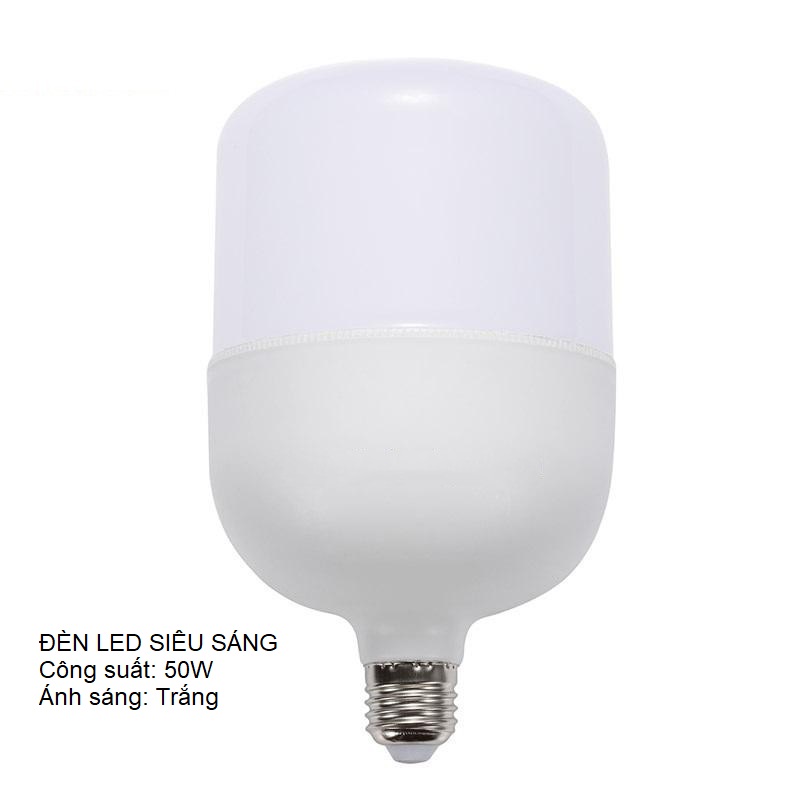 Bóng đèn bulb led 5w 10w 15w 20w 30w 40w 50w siêu sáng tiết kiệm điện đuôi đèn e27