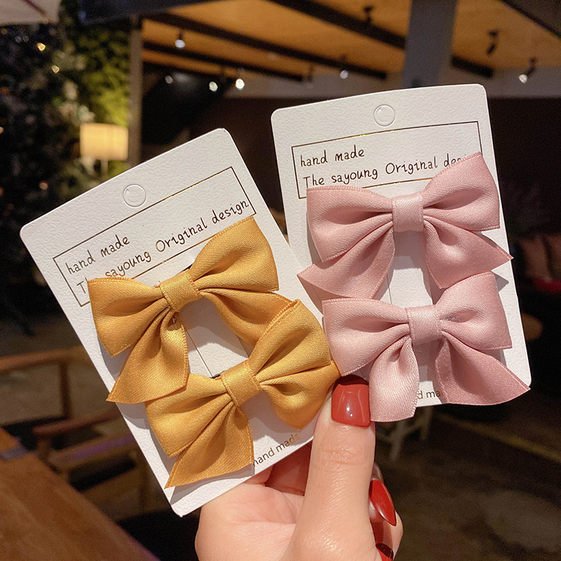 Set Kẹp Tóc Nơ Dễ Thương Cho Bé Gái