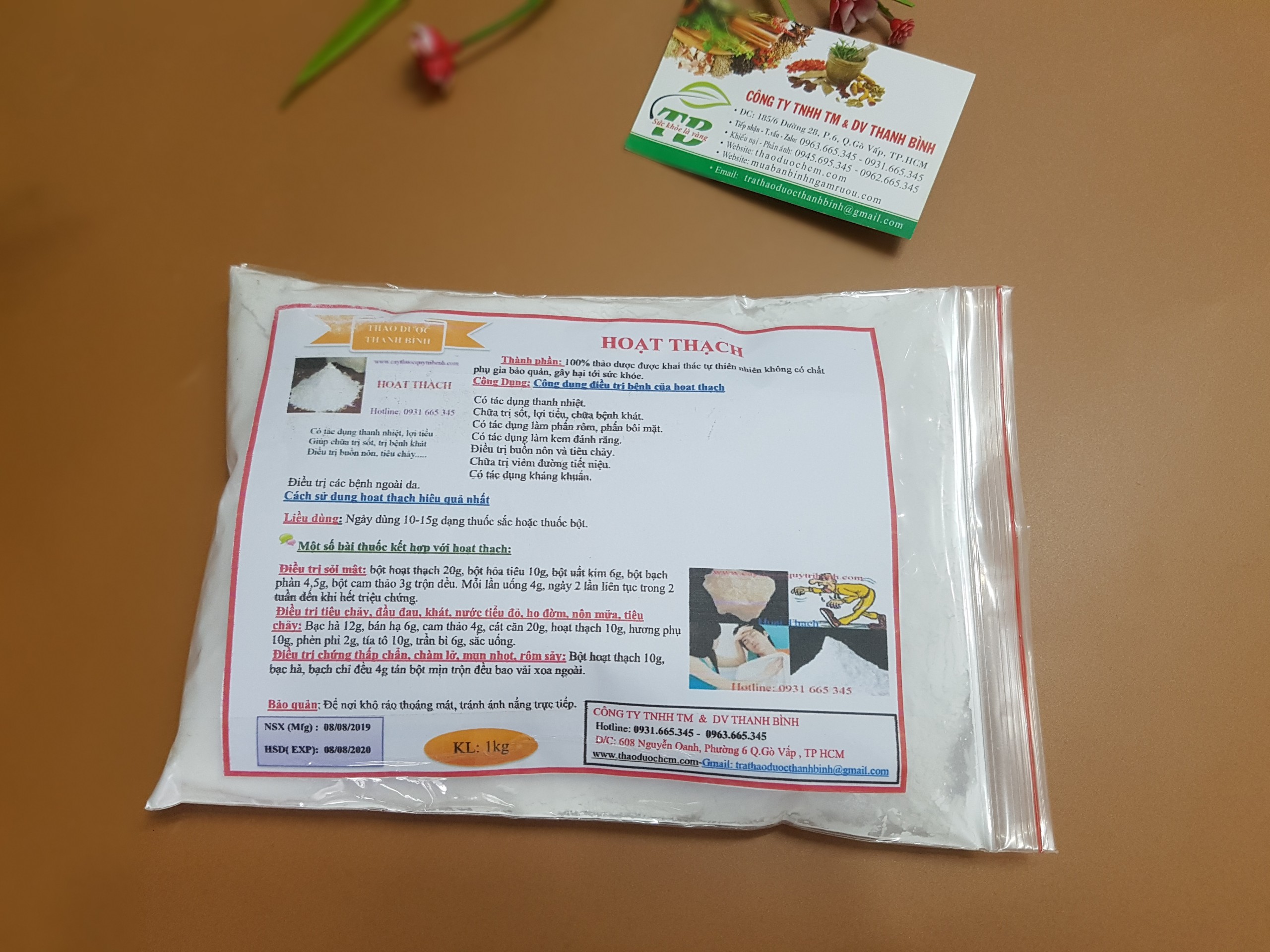 Hoạt Thạch 500G - Hàng Công Ty Chất Lượng