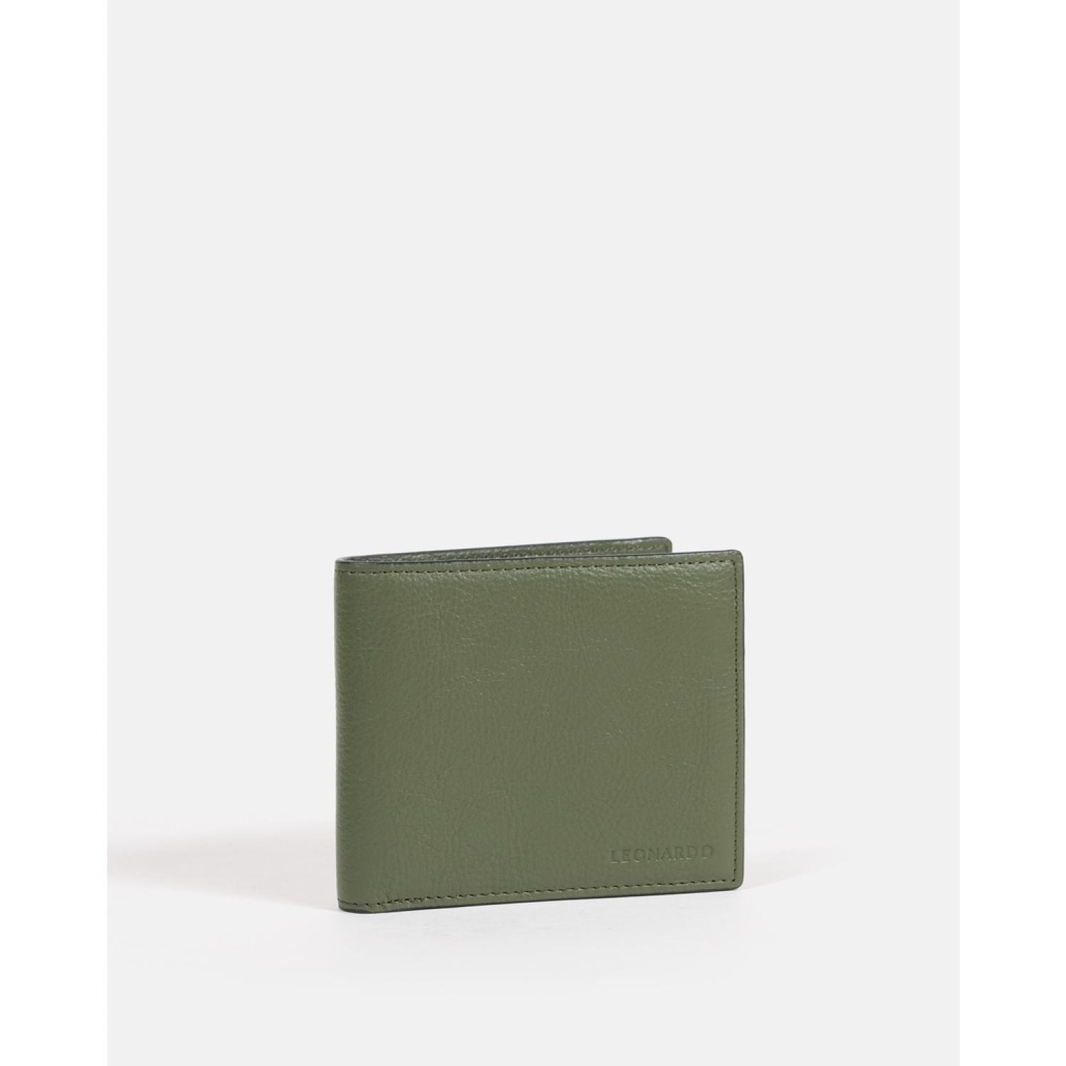 Ví Da Nam Gập Đôi Leonardo Bifold Morgan Wallet Da Nhập Khẩu Cao Cấp
