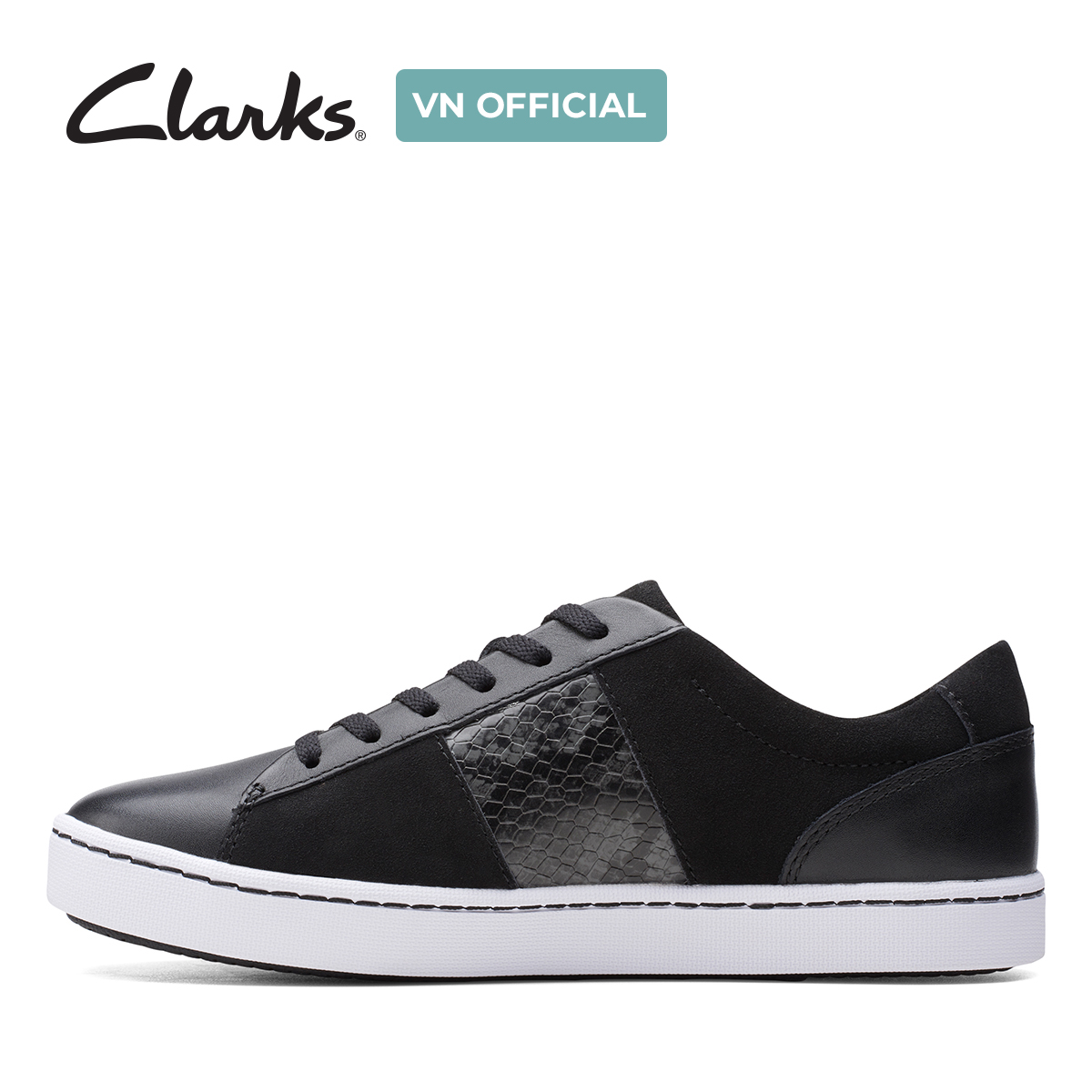 Giày Sneaker Da Nữ Clarks - Pawley Rilee