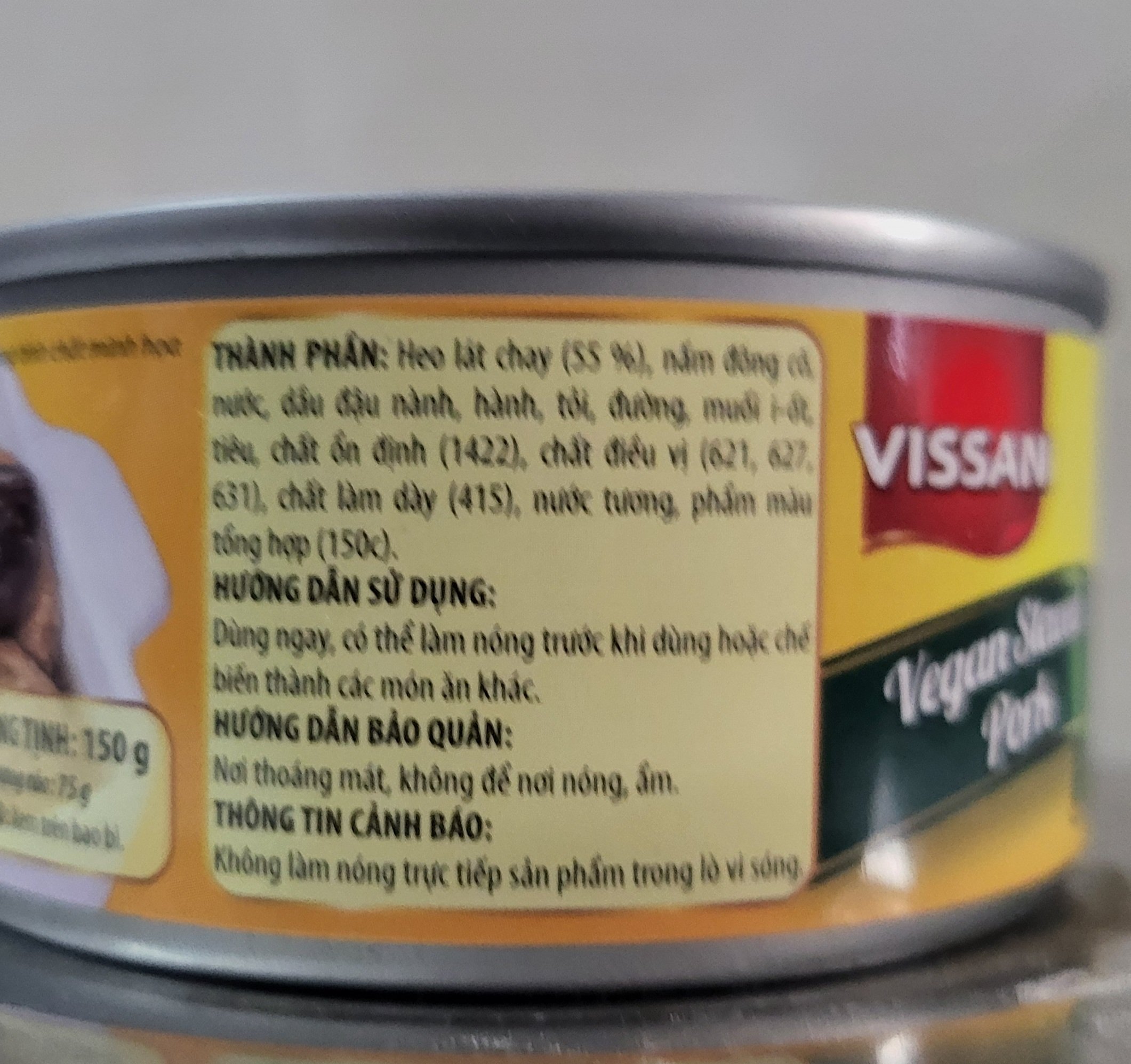 [Hộp 150g - CHAY] HEO HẦM CHAY [VN] VISSAN Vegan Stewed Pork
