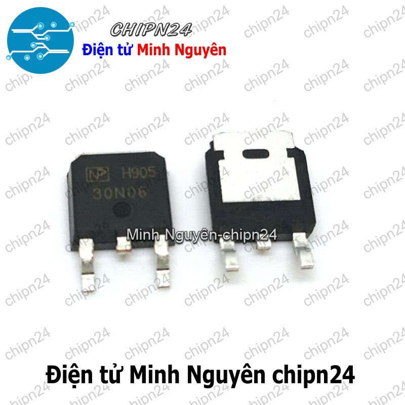 [2 con] (SOP) Mosfet Dán 30N06 TO-252 23A 60V (Kênh N) (SMD) (NPD30N06 NPD 30N06) - HH004945