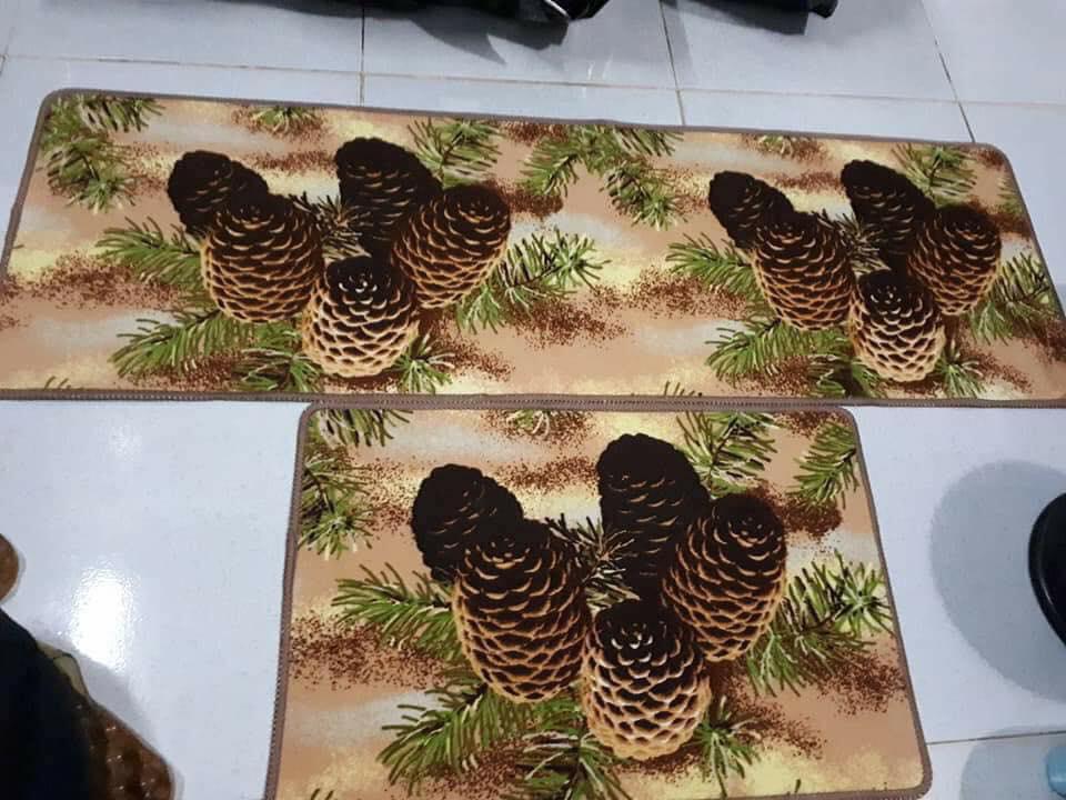 Bộ 2 thảm nhà bếp cao cấp (40 x 60 và 40 x 120 cm)