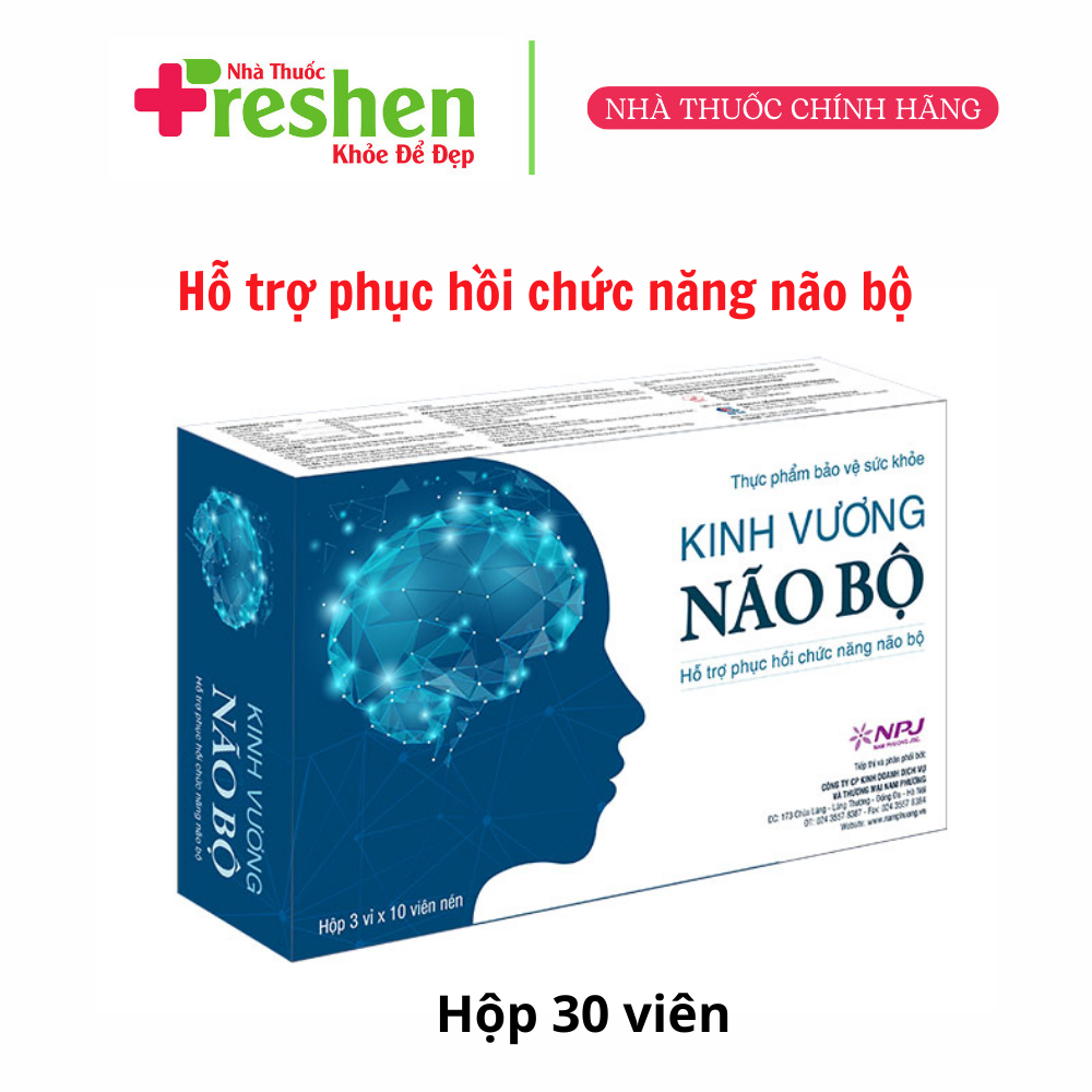 KINH VƯƠNG NÃO BỘ hỗ trợ phục hồi chức năng não bộ đẩy lùi di chứng não