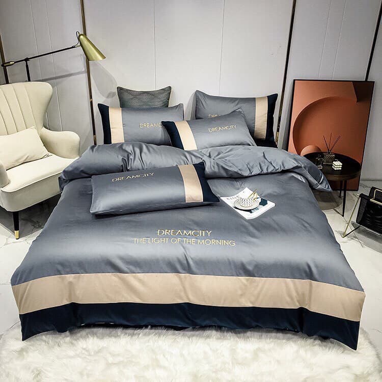 BỘ CHĂN GA GỐI LỤA TENCEL DREAM HOME (MS01)