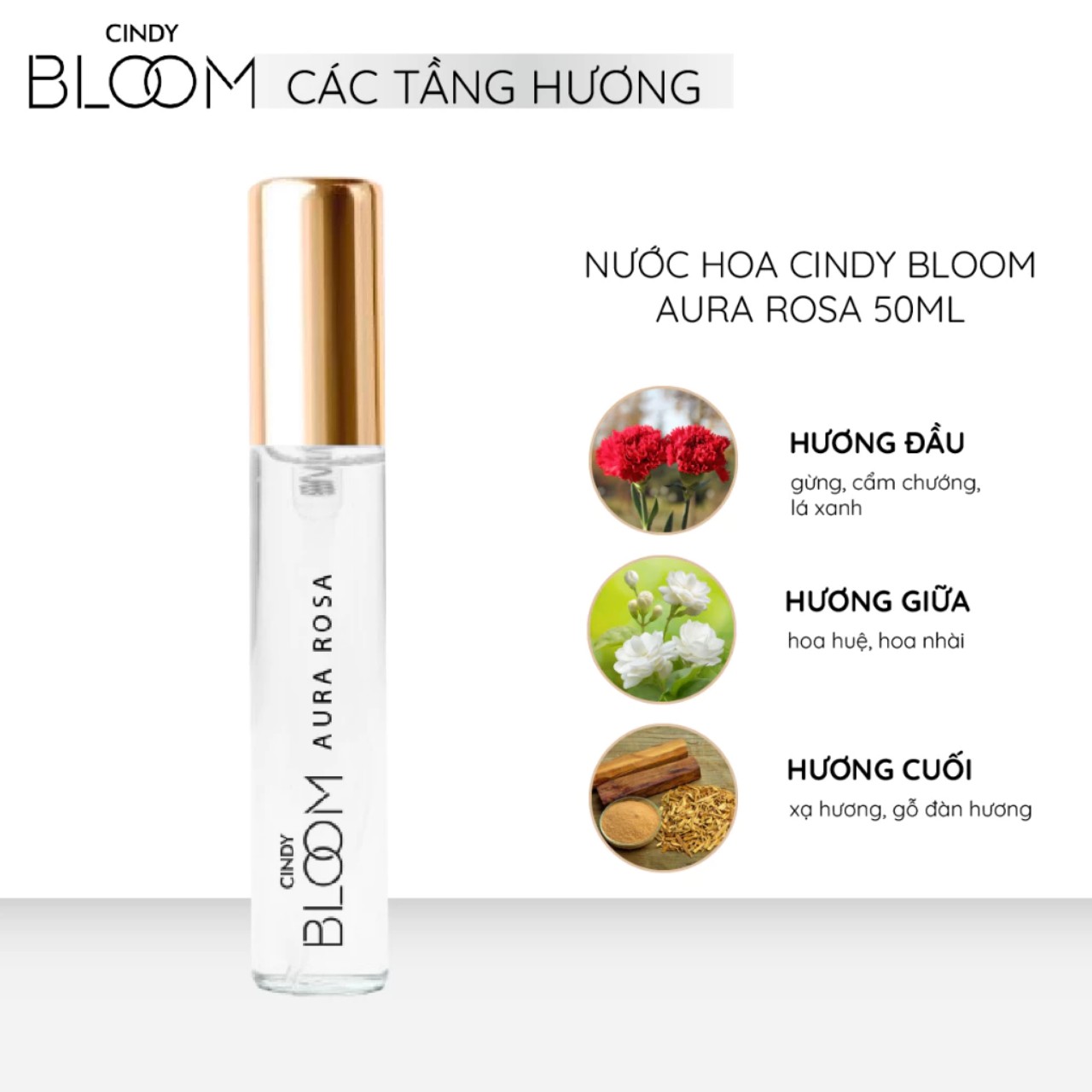 NƯỚC HOA CINDY BLOOM 10ML (CHÍNH HÃNG)