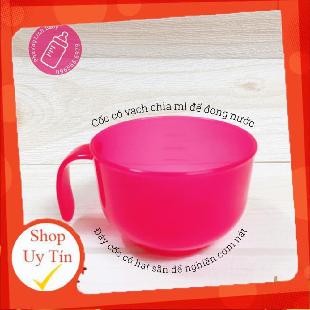 [] Cốc nấu cháo cơm nát trong nồi cơm điện richell ăn dặm (Nhật)