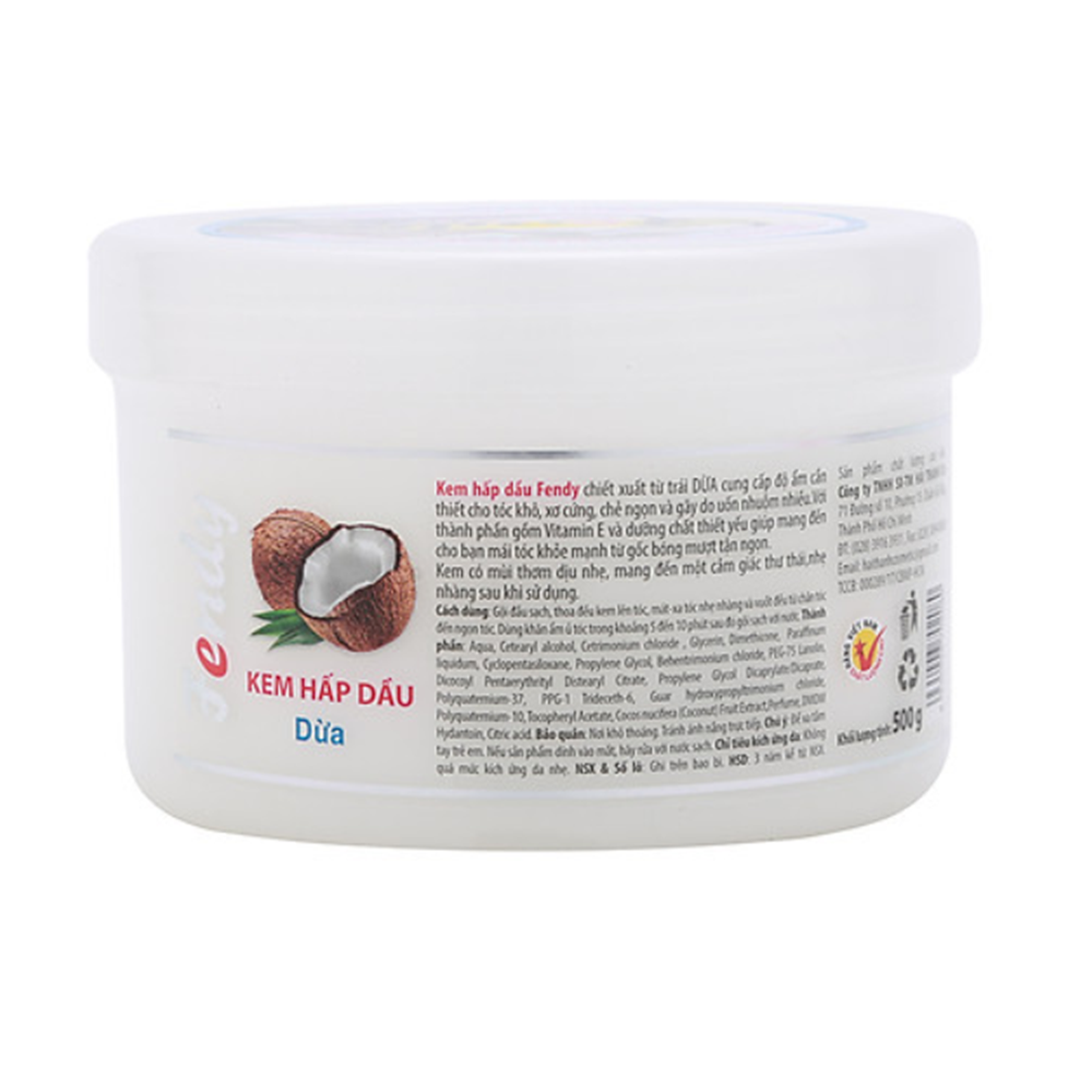 [HCM]Kem hấp dầu Fendy 500 gr Tinh Chất Dừa