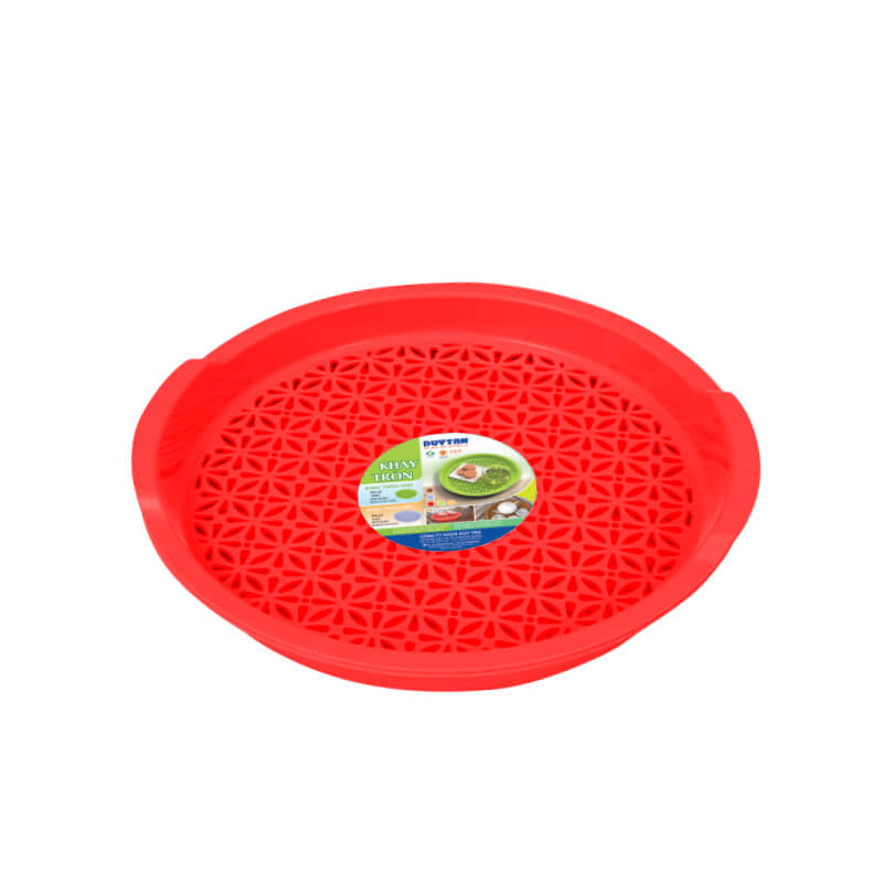 [HCM]Khay Tròn Nhỏ Duy Tân (Ø 24.7 x 4.1 cm) No.1090