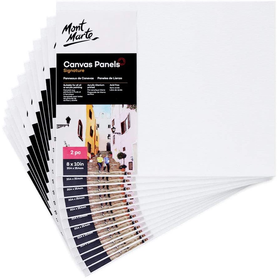 Canvas Panels Mont Marte Vẽ Acrylic, Sơn dầu, Gouche