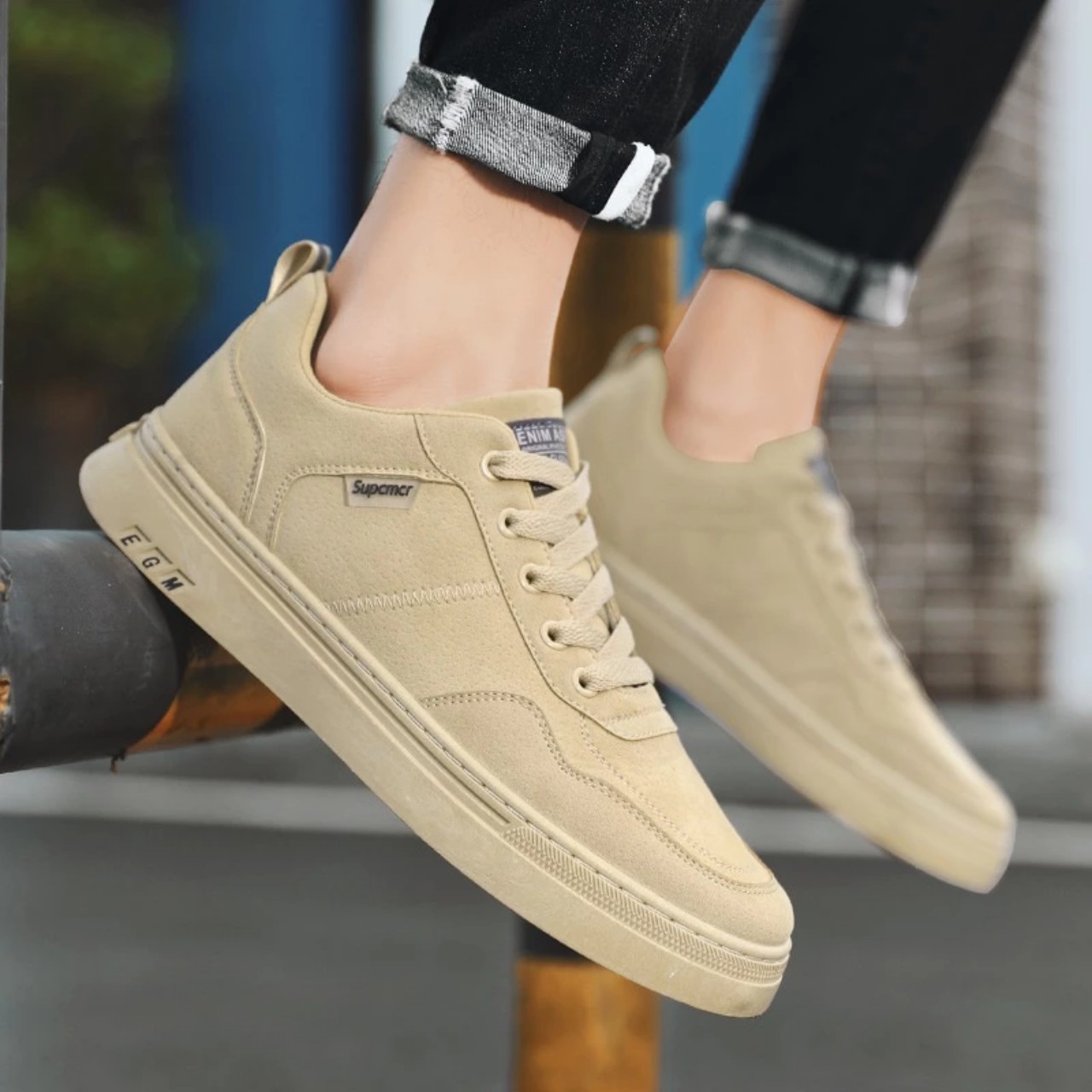 Giày Sneaker Nam, Giày Nam Thấp Cổ Da Lộn - MẪU MỚI NHẤT
