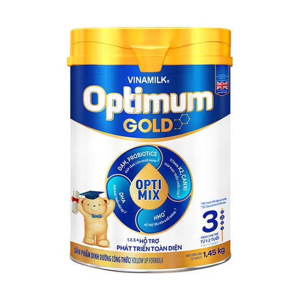 Sữa bột Vinamilk Optimum Gold 3 OPTIMIX 1.45kg Mới