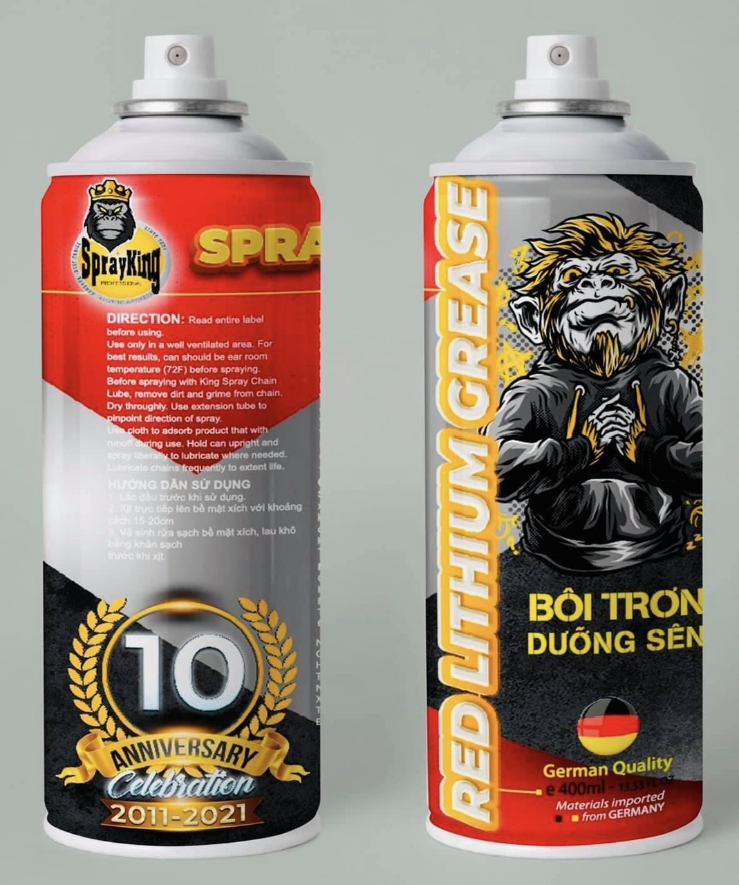[HCM]Dưỡng Sên Mỡ Bò Sprayking Lithium Grease