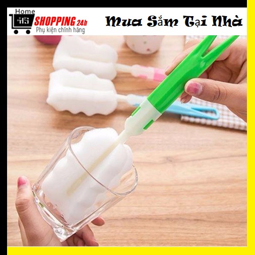 ⚡chuyên sỉ⚡cây rửa ly đầu mút dụng cụ rửa ly chùi ly