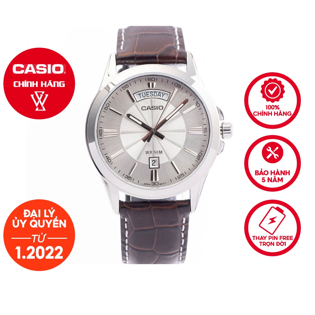 Đồng Hồ Quartz Nam Casio Chính Hãng WATCHSTORE MTP-1381L