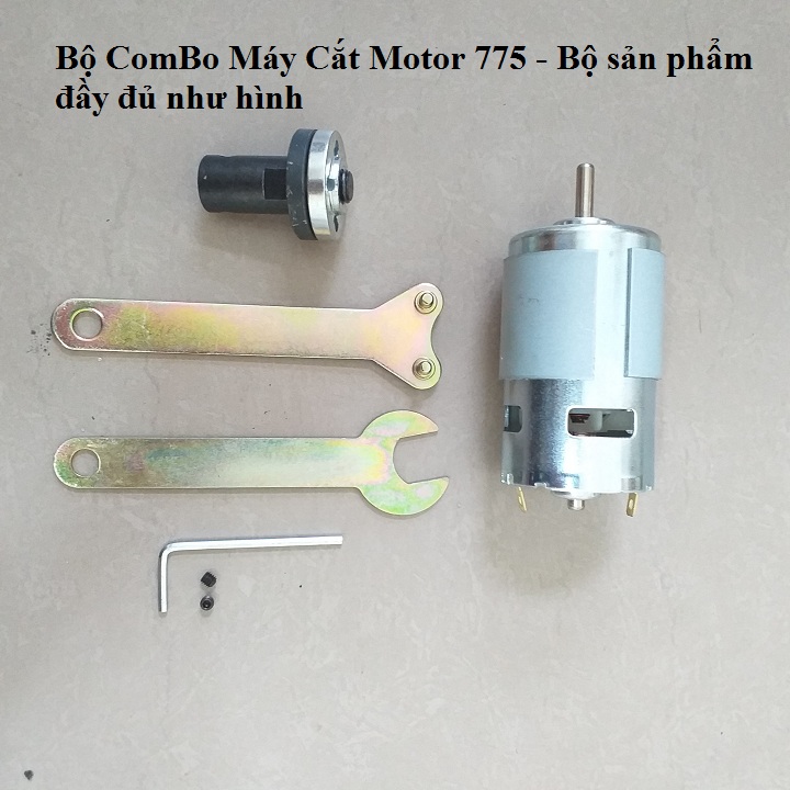bộ chế máy mài, máy cắt motor 775 150w