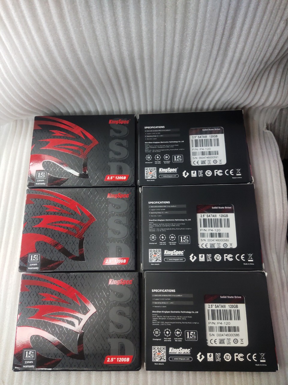 ssd 120gb KINGPEC mới
