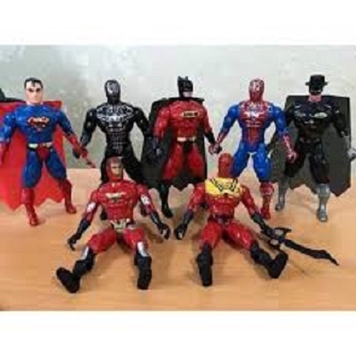 Đồ chơi cho bé bộ siêu nhân anh hùng, do choi sieu nhan, Bộ 7 siêu nhân bảo vệ trái đất, ĐỒ CHƠI NHIỀU SIÊU NHÂN