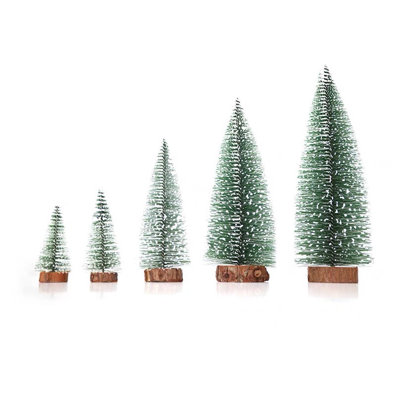 Cây thông Noel mini để bàn trang trí giáng sinh