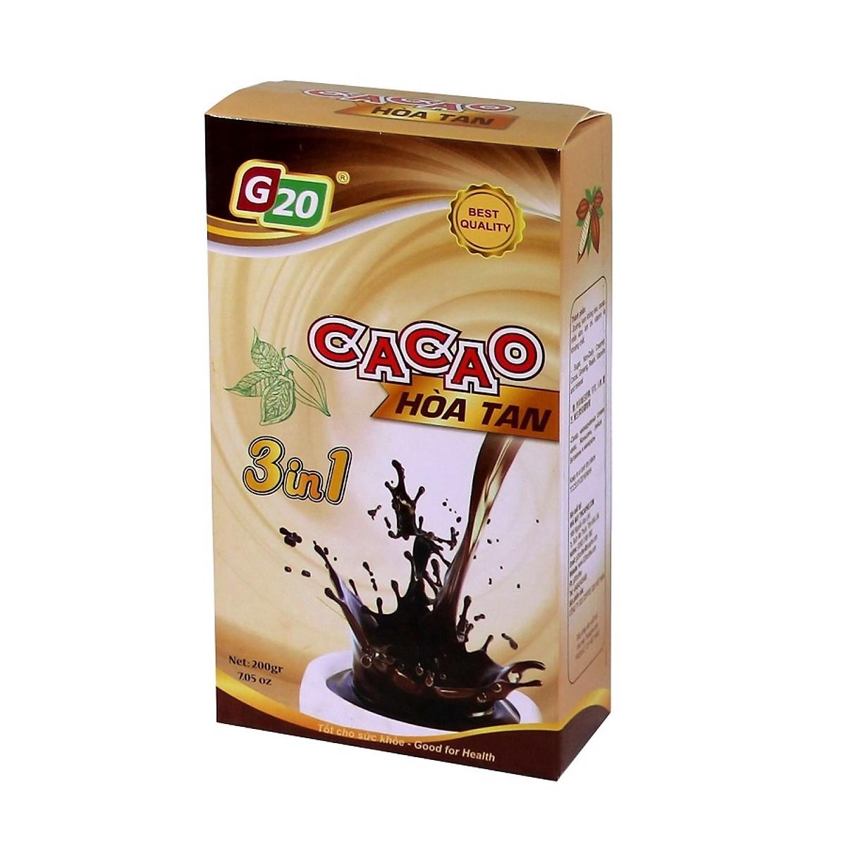 Cacao hòa tan 3 in 1