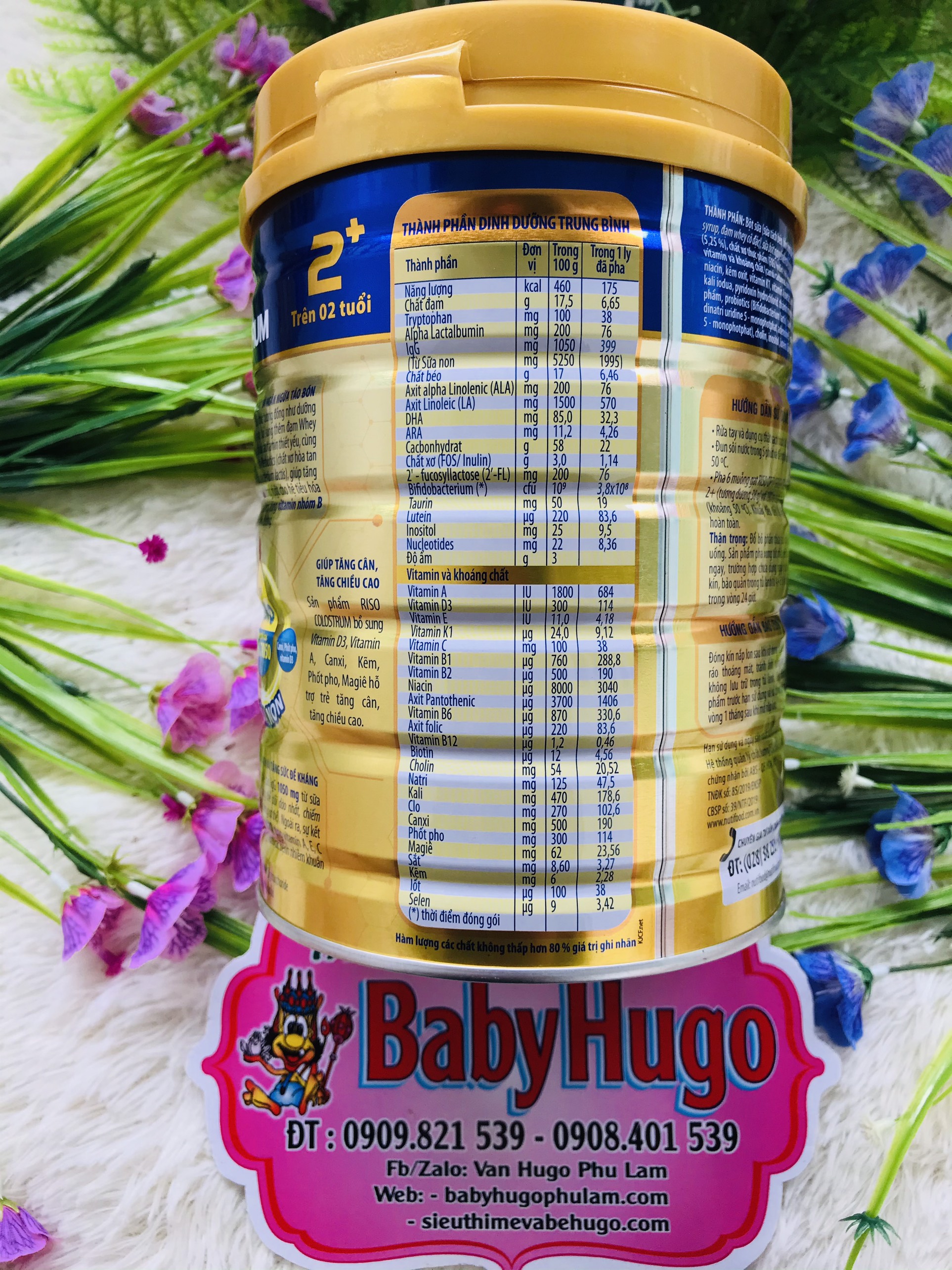[DATE MỚI] Sữa Riso OptiGold Colostrum 2+ 800G