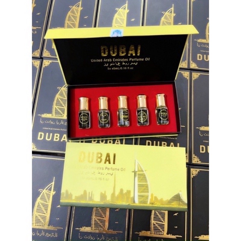 Set Tinh Dầu Nước Hoa Dubai Mini