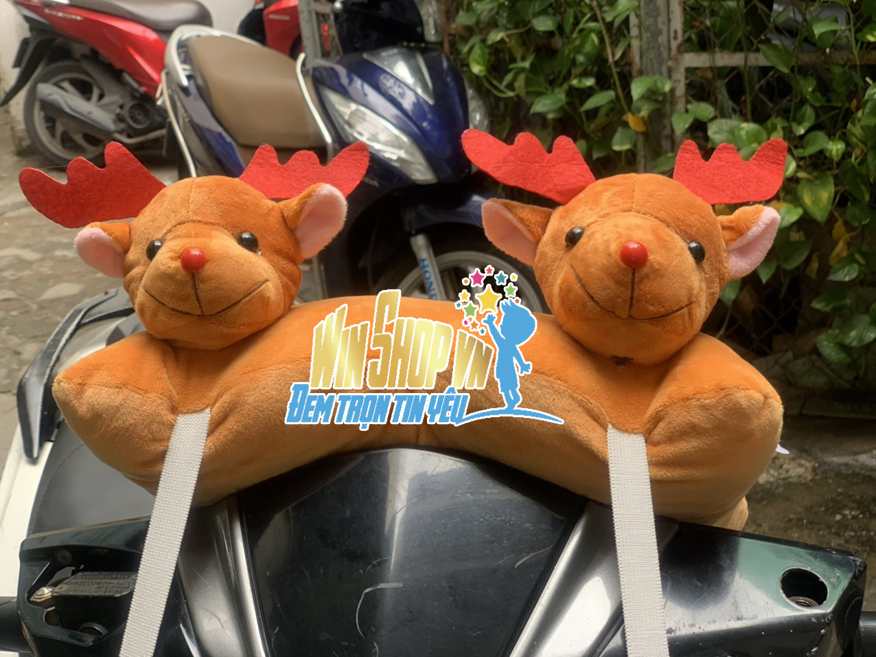 [HCM]Gối đi xe máy 2 đầu cho bé