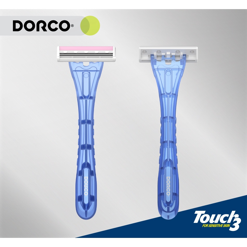 Gói 10 Dao Dạo Râu 3 Lưỡi DORCO TOUCH 3
