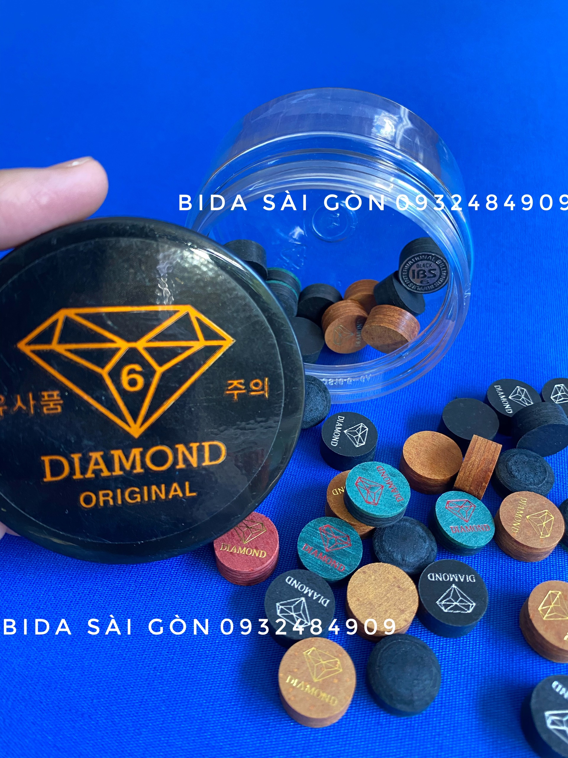 Đầu cơ bida Diamond Hàn Quốc 14mm