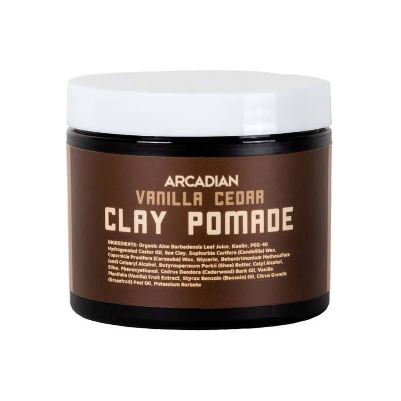 Sáp vuốt tóc Arcadian Vanilla Cedar Clay Pomade 118ml