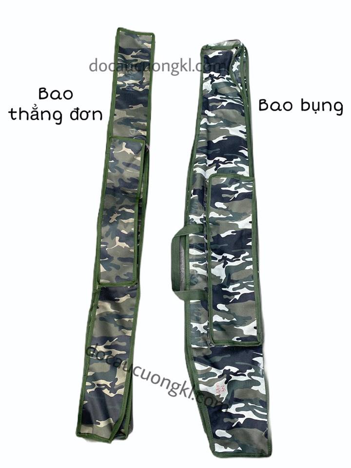 Bao dằn di đựng đồ câu cá thẳng đơn