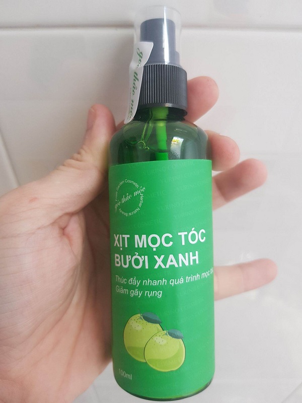Tinh dầu bưởi xanh kích mọc tóc siêu dày và đẹp 100ml