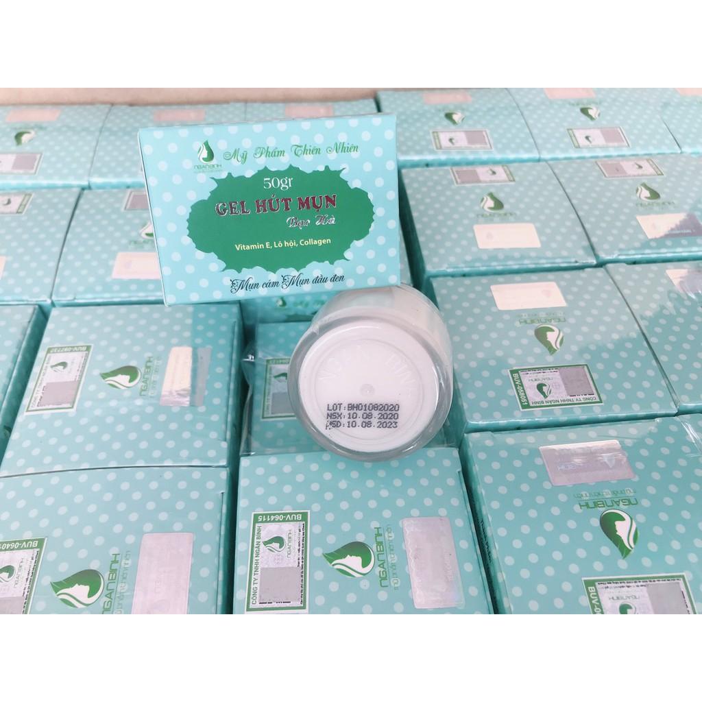 Gel Hút Mụn Tinh Chất Bạc Hà Chuẩn Hàng Ngân Bình
