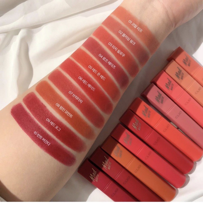 Son Thỏi CLIO Hiệu Ứng Lì Nhẹ MAD MATTE STAIN LIPS