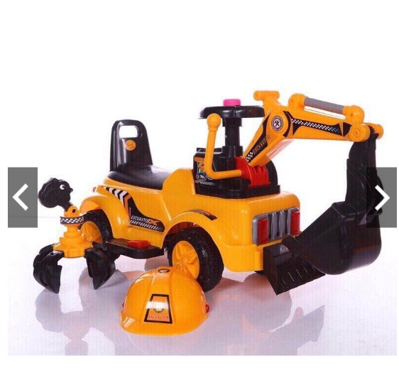 Xe cẩu điện chân ga cho bé full đồ
