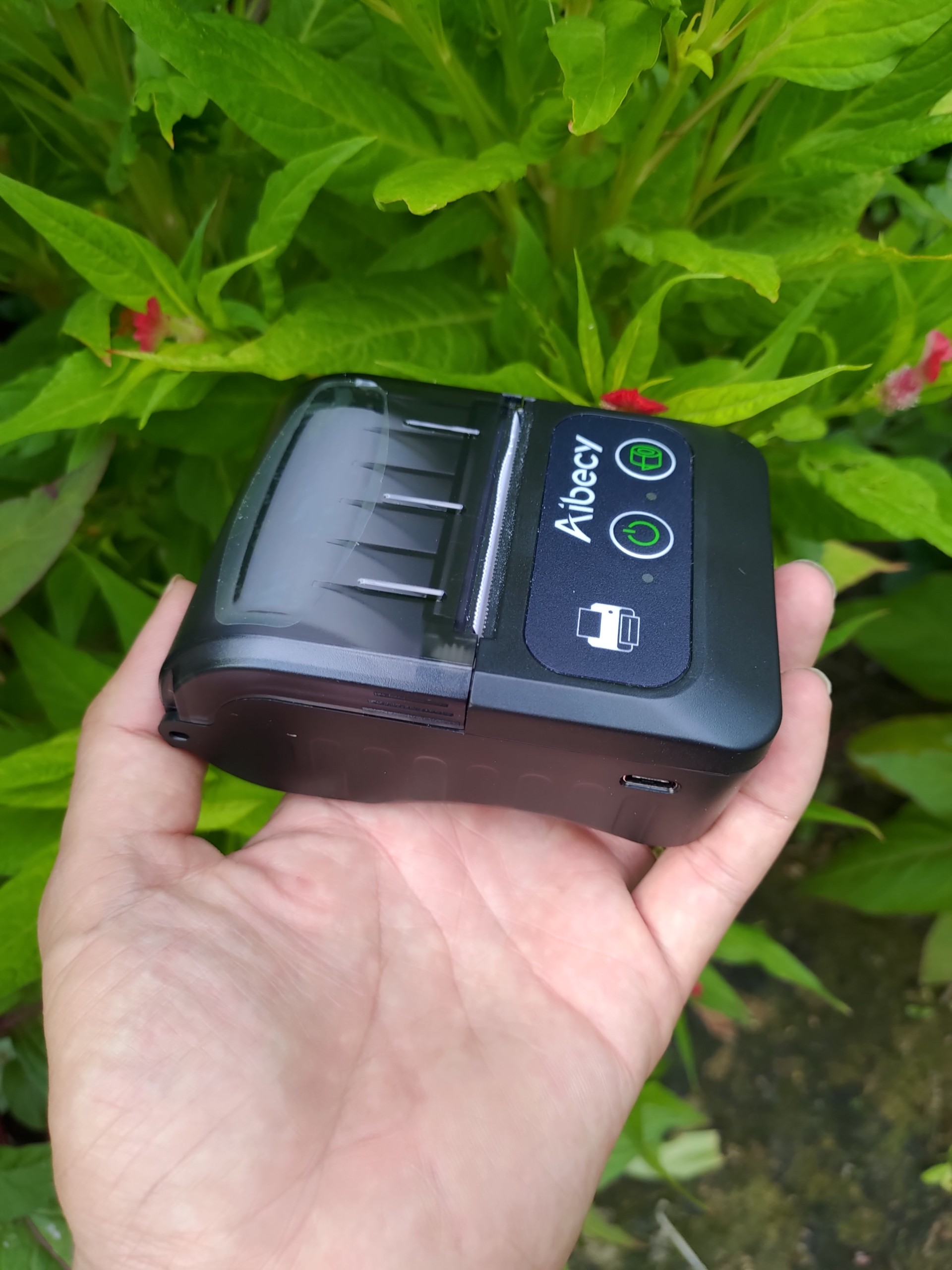 Máy in hoá đơn Mobile Printer Aibecy - Máy in nhiệt bluetooth