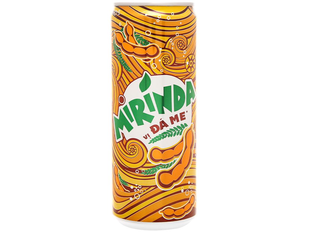 Lon Nước Ngọt Mirinda Đá Me 330ml