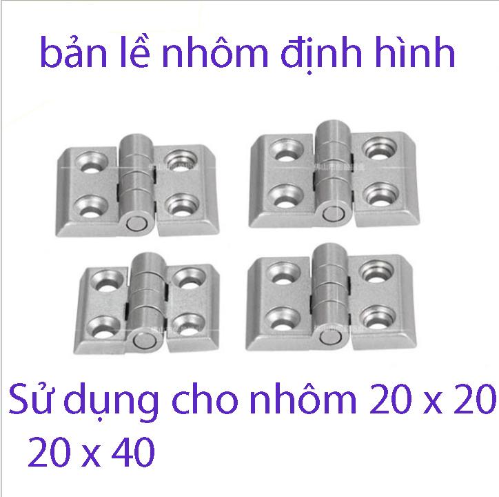 bản lề nhôm định hình - 2 cái