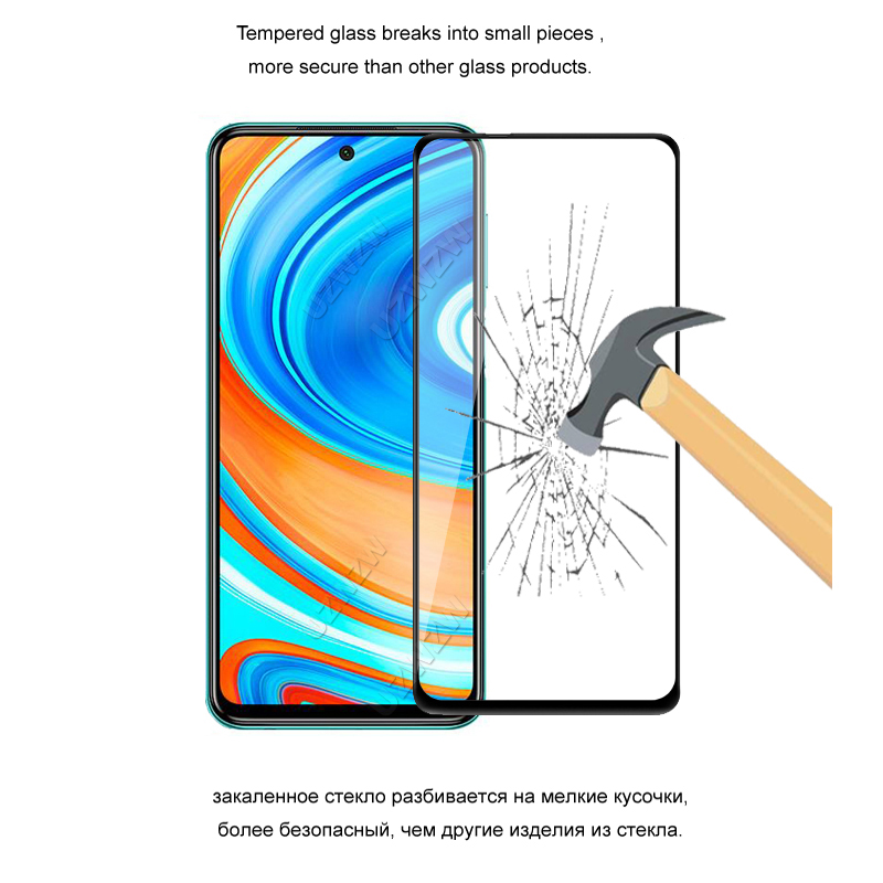 MIẾNG DÁN CƯỜNG LỰC FULL MÀN HÌNH XIAOMI NOTE 9S