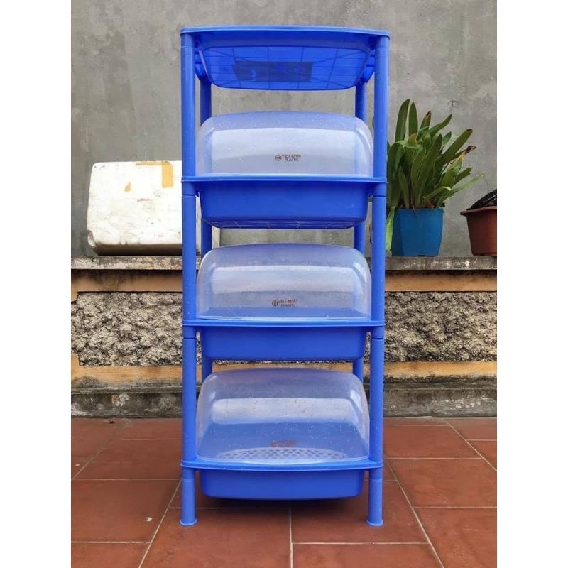 Kệ úp bát đĩa có nắp đậy Việt Nhật đủ size