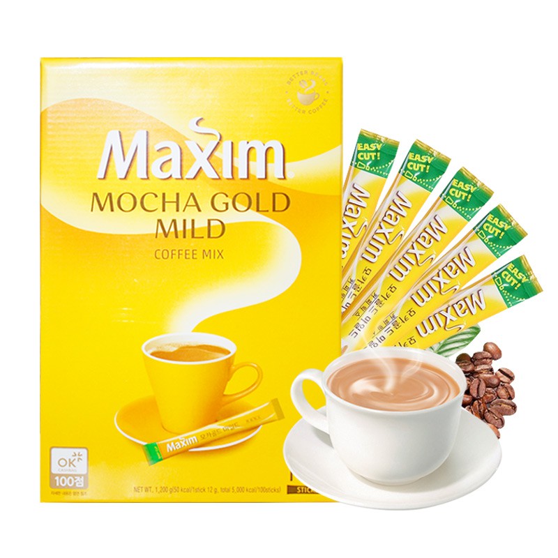 Cà phê maxim gold hàn quốc 100 gói