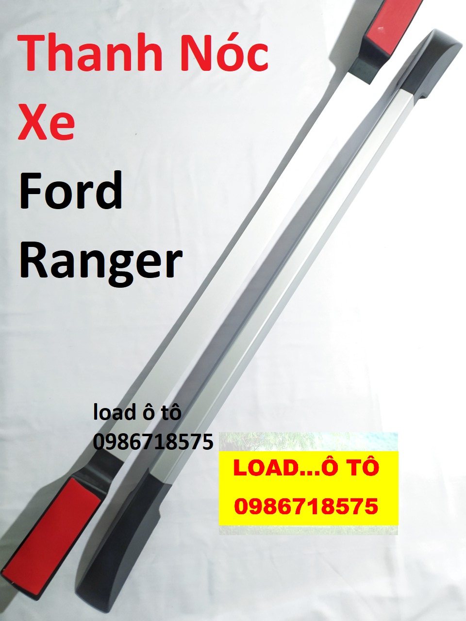Thanh giá nóc ford ranger cho xlt, xls, giá nóc ranger, trang trí nóc ranger thanh cao 2016-2021