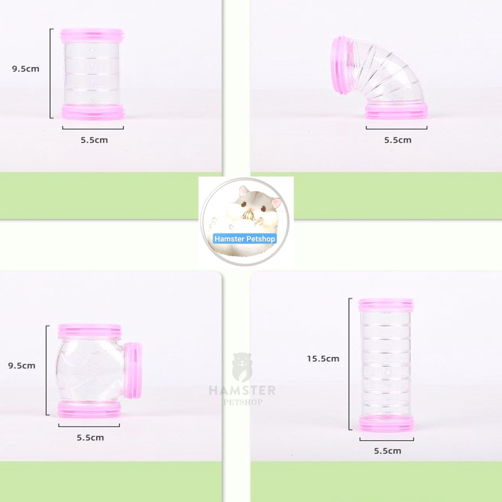 Bộ ống chui , ống nối hamster (8 ống)